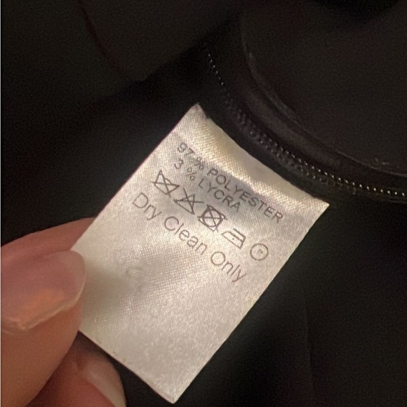 Asymmetrical Black and Purple Ruffled Blouse - Picture 3 of 6